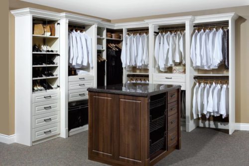 awesome white polished open wardrobe design with brown square pertaining to dresser closet dresser closet