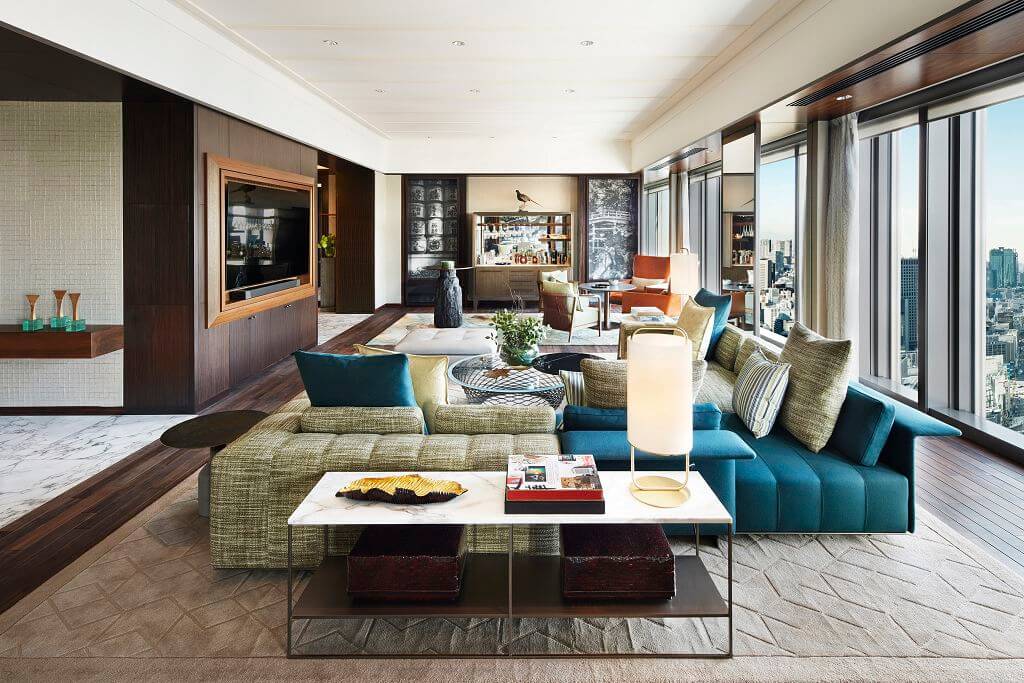 20190206 mandarin oriental tokyo presidential suite living room1